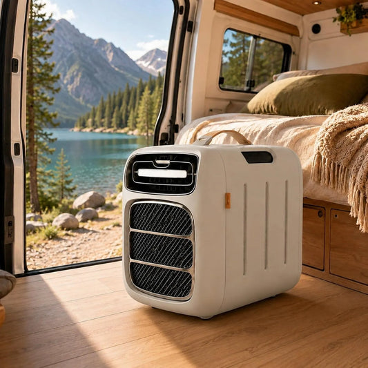 Mobiele airconditioner met 4800 BTU, 800 W, 420 W, 16-32 °C, 10 m2, 45 dB, 1-12 uur en 2.730 BTU
