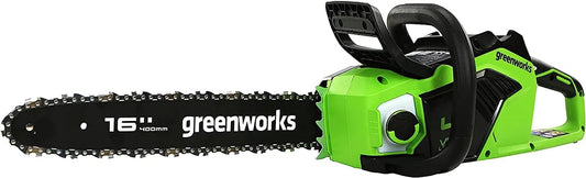 Kettingzaag, Greenworks GD40CS18 Accu GD40CS18, 40 cm Zaagbladlengte, 20 m/s Kettingsnelheid, Terugslagbeveiliging ZONDER 40V Accu & Lader
