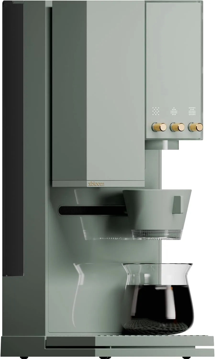 Espressomachine met xBloom Studio, druppelkoffiezetapparaat met ingebouwde molen, weegschaal en 3 niveaus van automatisering, Het ultieme