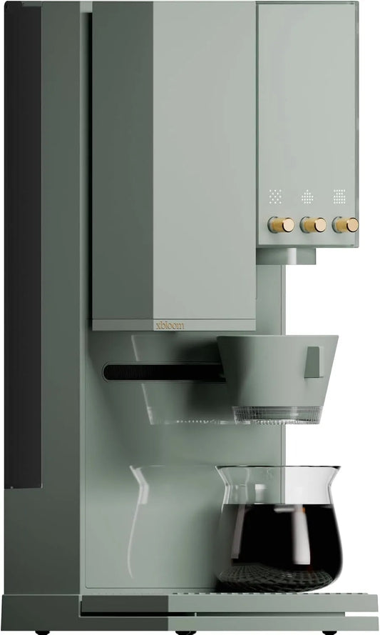 Espressomachine met xBloom Studio, druppelkoffiezetapparaat met ingebouwde molen, weegschaal en 3 niveaus van automatisering, Het ultieme