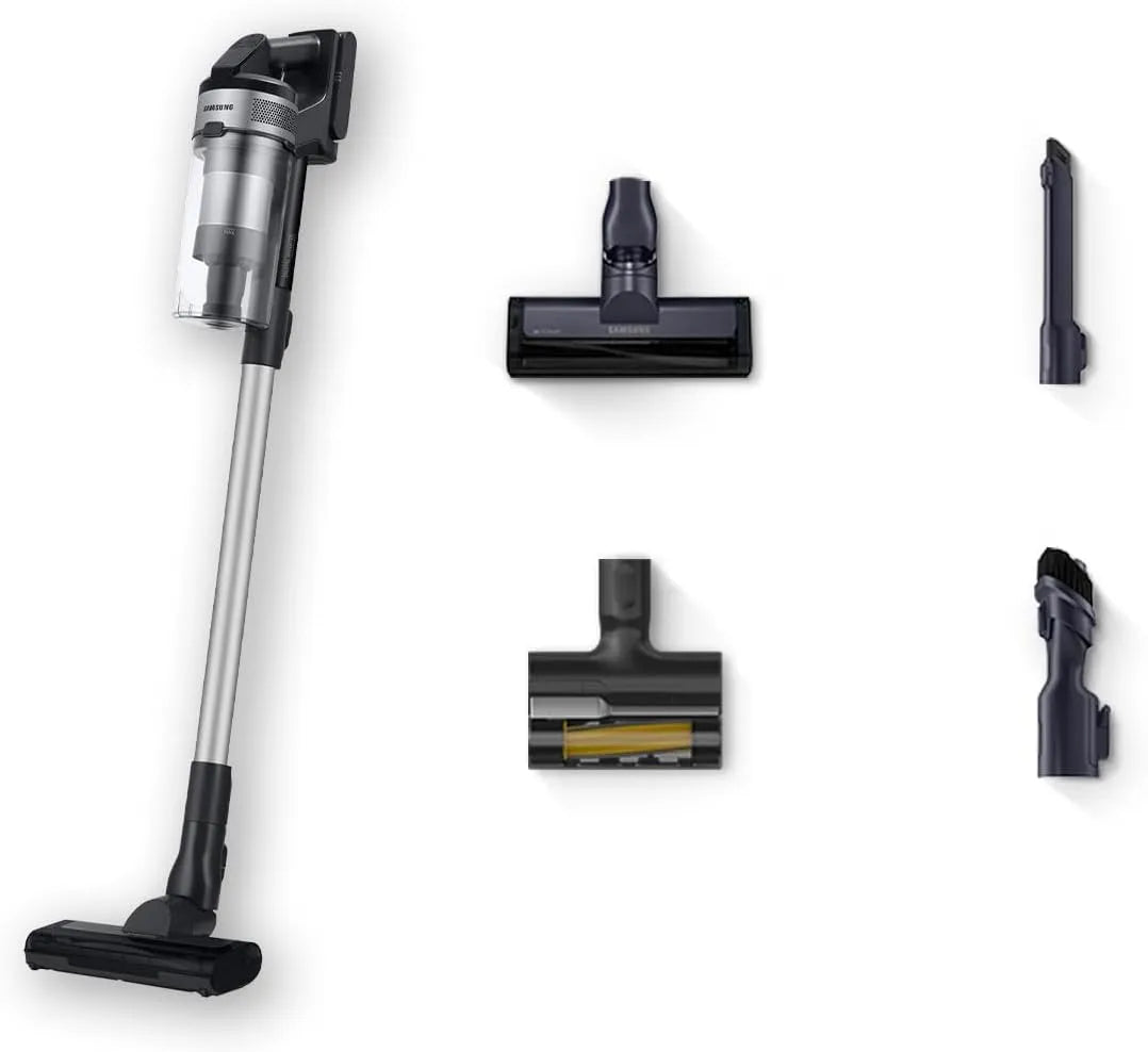 Samsung Stofzuiger VS15A60AGR5/WA met 150 W, 40 minuten, invertertechnologie en zwart