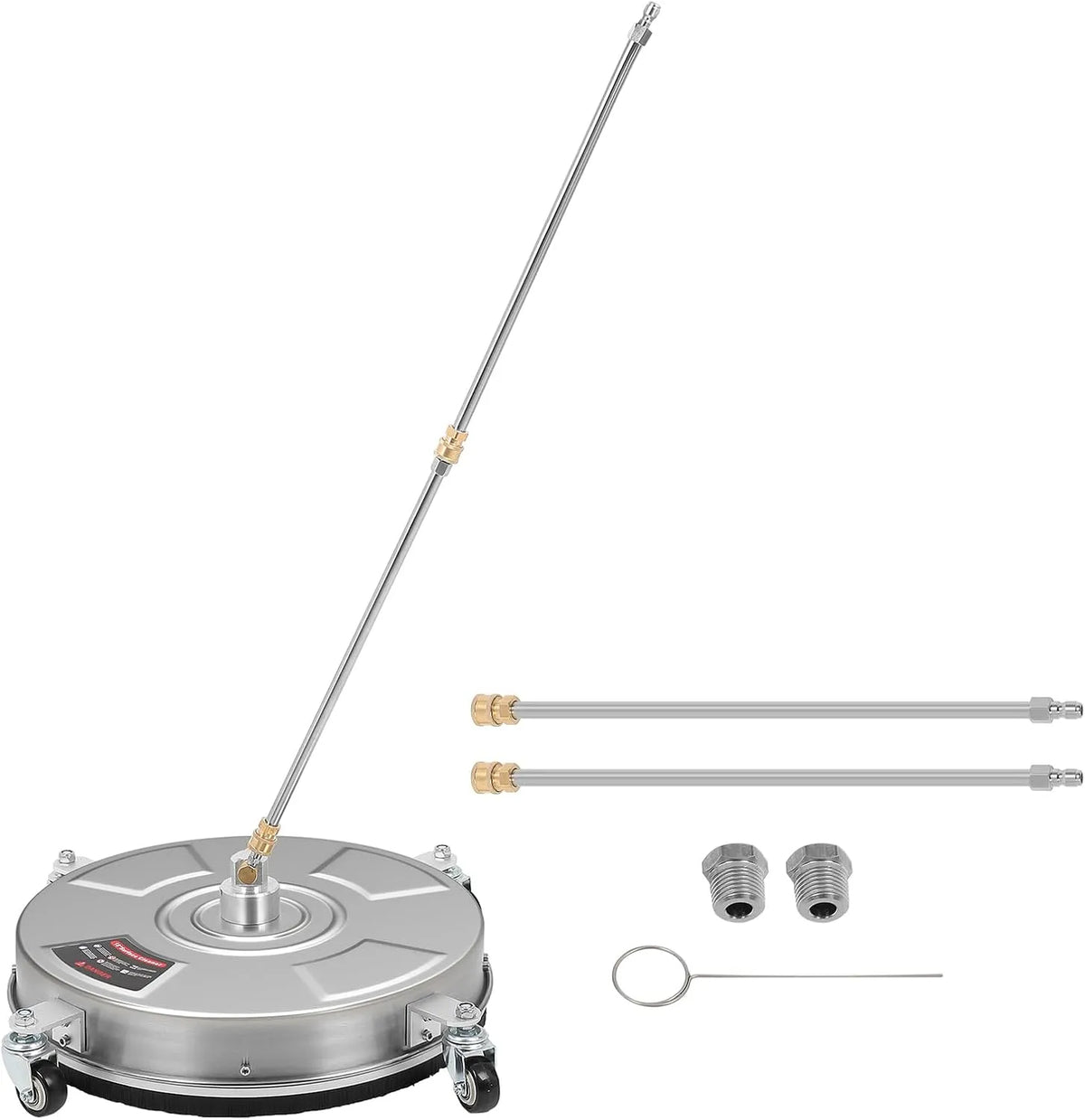 Hogedrukreiniger met voor 2200-4000 PSI-hogedrukreiniger 4GPM maximale doorstroming, terras, 15 inch, 2 Vervang sproeiers voor beton en dek reiniging