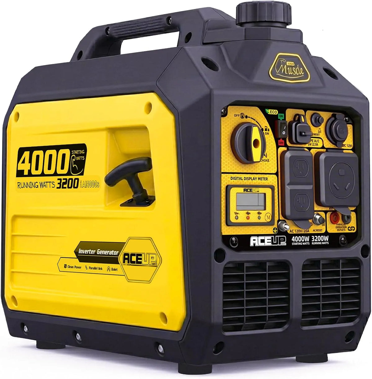 Spanningsomvormer met 149cc, 60Hz, 5 uur, 58 dB, 30A, 20A, 12V en geluidsarme werking