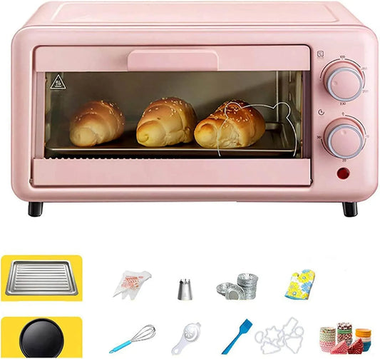 Inbouwoven, 10L, Slimme mini-oven met temperatuurregeling, Bakpan Grillrek