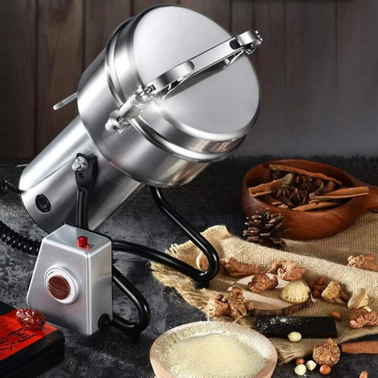 Molen met 600g, 3000 W, 8 minuten, 5 minuten en RVS, 600g Rvs Elektrische Graan Molen