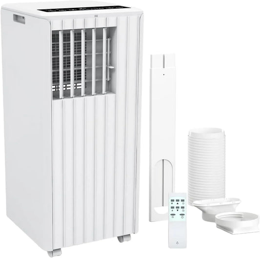 Mobiele airconditioner, Garvee, 2,0 kW, 3-in-1 koelen, 24-uurs tijd, ontvochtigen, ventilatormodus, slaapmodus, mobiele airconditioning