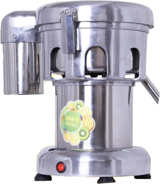 370 W commerciële sapcentrifuge met 370 W, RVS en aluminium, roestvrijstalen sapcentrifuge