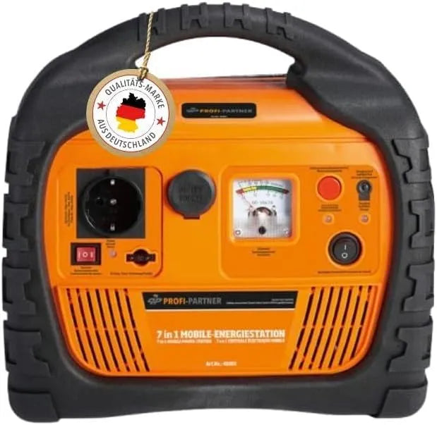 Draagbaar powerstation, 12 V, 400 W, overbruggingskabel 6 AWG, 24 inch meegeleverd