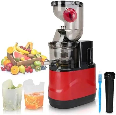 Slow Speed Masticating Juicer met 300 W, 3,25 inch en 82 mm, 300 W volautomatisch voor fruit en groenten