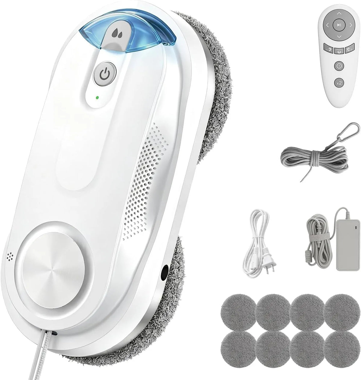 Raamreinigingsrobot, model X3, Voor Hoogbouwramen & Glazen DeurenWit, Voor Hoogbouwramen & Glazen Deuren Wit, KKI X3
