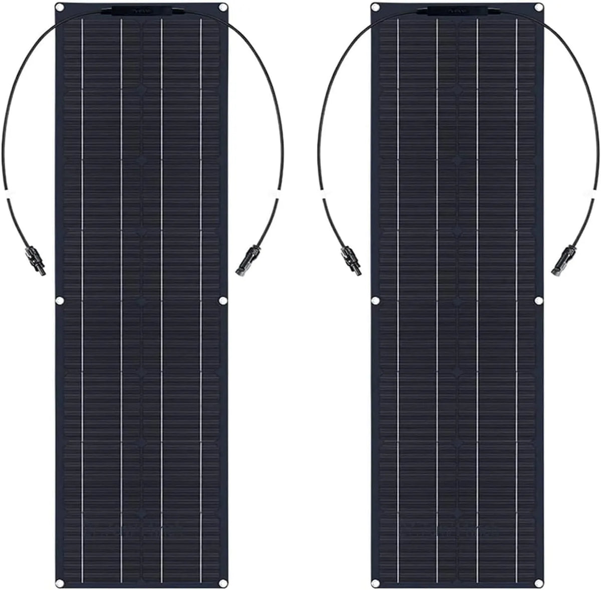 Zonnepaneel met Flexibele Zonnepaneelset Met 40a-Regelaar, Monokristallijne Zonneregelaar, 400 W, Flexibele Zonnepanelen en Campers, Geschikt