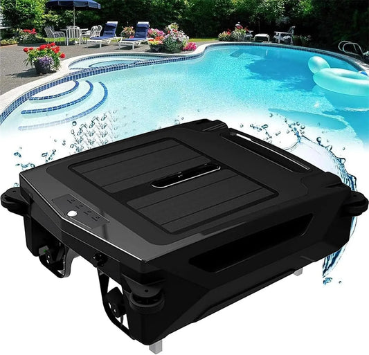 Zwembadrobot met 100m2, 4L, 2500 mAh, zonne-energie en obstakelvermijding