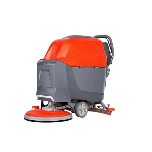 Vloerschrobmachine met waterreservoir, Commerciële vloerschrobmachine Handbediende vloerschrobmachine