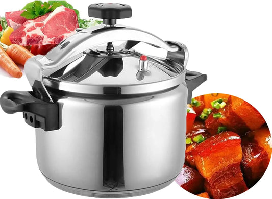 Snelkookpan, grote hotels en restaurants keuken drukcaners, snelkookpan 25liter Kachel Top Inductie Compatibel Easy-Lock