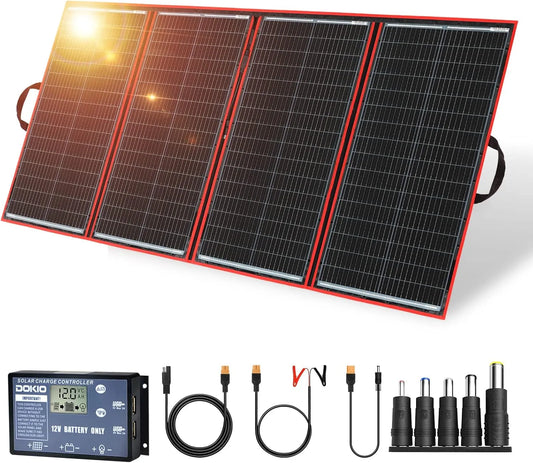 Zonnepaneel, 300 W, 20A-controller, caravan camper camping Auto Boot Batterij opladen