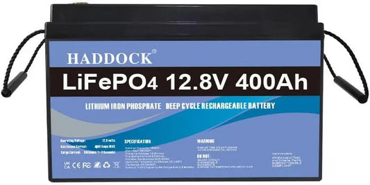 Batterijset, Lifepo4, 400Ah, lithium-ijzerfosfaat accu met BMS, Batterijen met een Lange Levensduur, Geschikt voor energieopslagsystemen