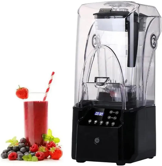 Blender met 2200 W, 18000-30000 RPM, geluidsarme werking en RVS