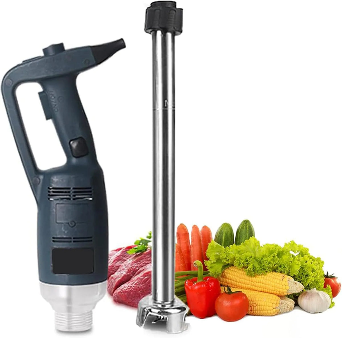 500 W Commerciële staafmixer met 500 W, 500 mm en RVS, zware elektrische staafmixer met 500 mm stokken