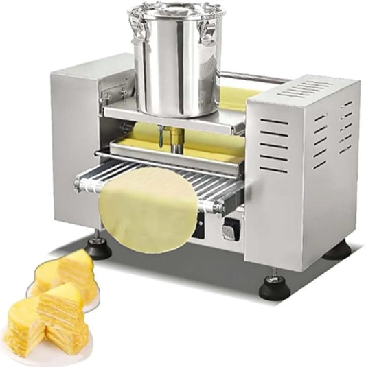Loempia crêpe machine met 50 x 35 x 35 cm, 6 inch, 60 seconden en 5 seconden