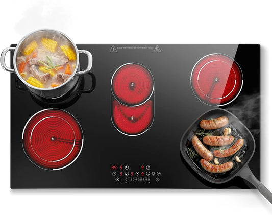 Kookplaat met 90cm, 8400 W, 165 x 270 mm, 90 x 52 x 4,37 cm, 2000 W, 2200 W, 1800 W en 99 minuten